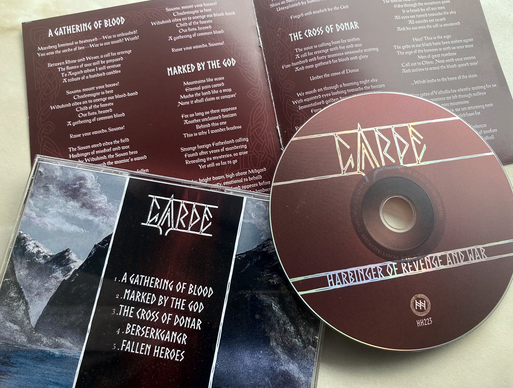 Garde - Harbinger of revenge and war (CD) - Image 3