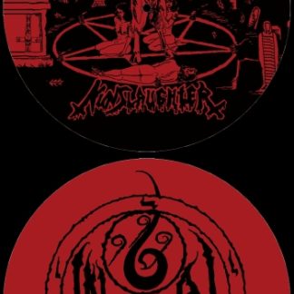 Crucifier / Nunslaughter - Trafficking with the devil (split 7")