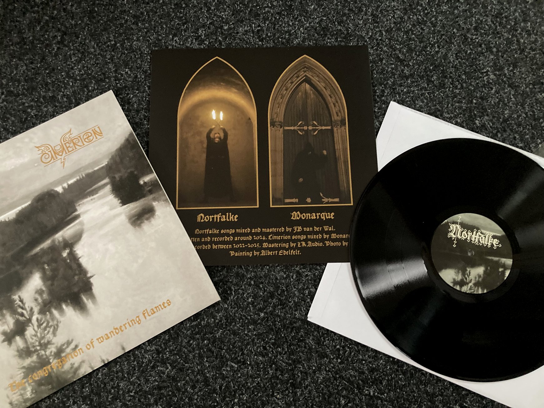 Nortfalke / Cimerion - The congregation of wandering flames (split LP) 4 Nortfalke / Cimerion - The congregation of wandering flames (split LP) - Image 4