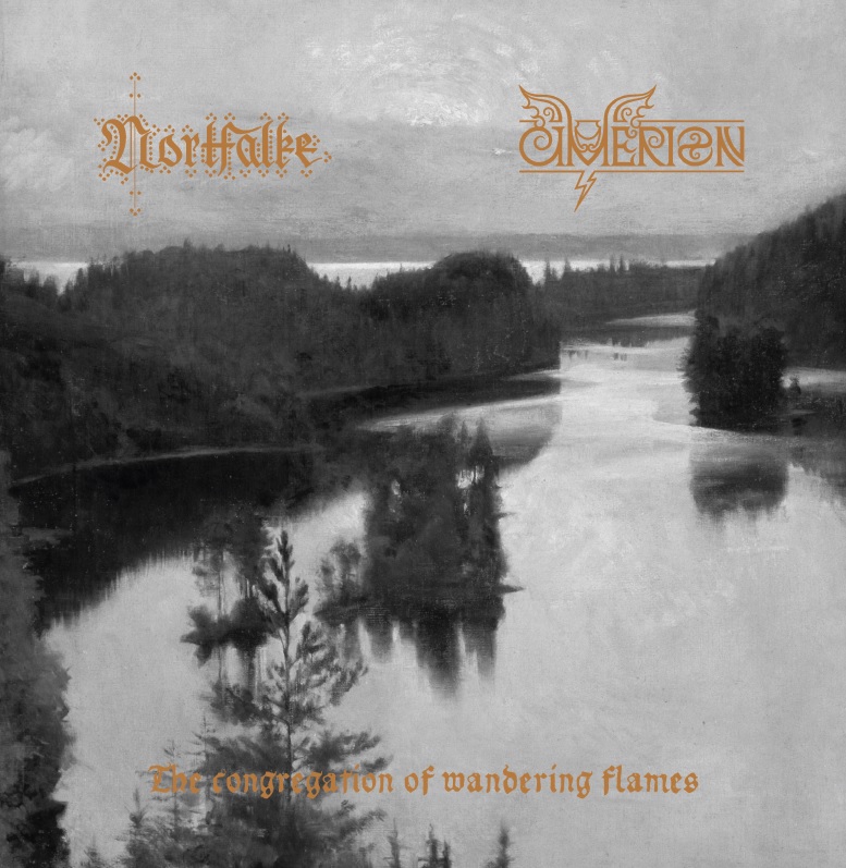 Nortfalke / Cimerion - The congregation of wandering flames (split LP) 1 Nortfalke / Cimerion - The congregation of wandering flames (split LP)