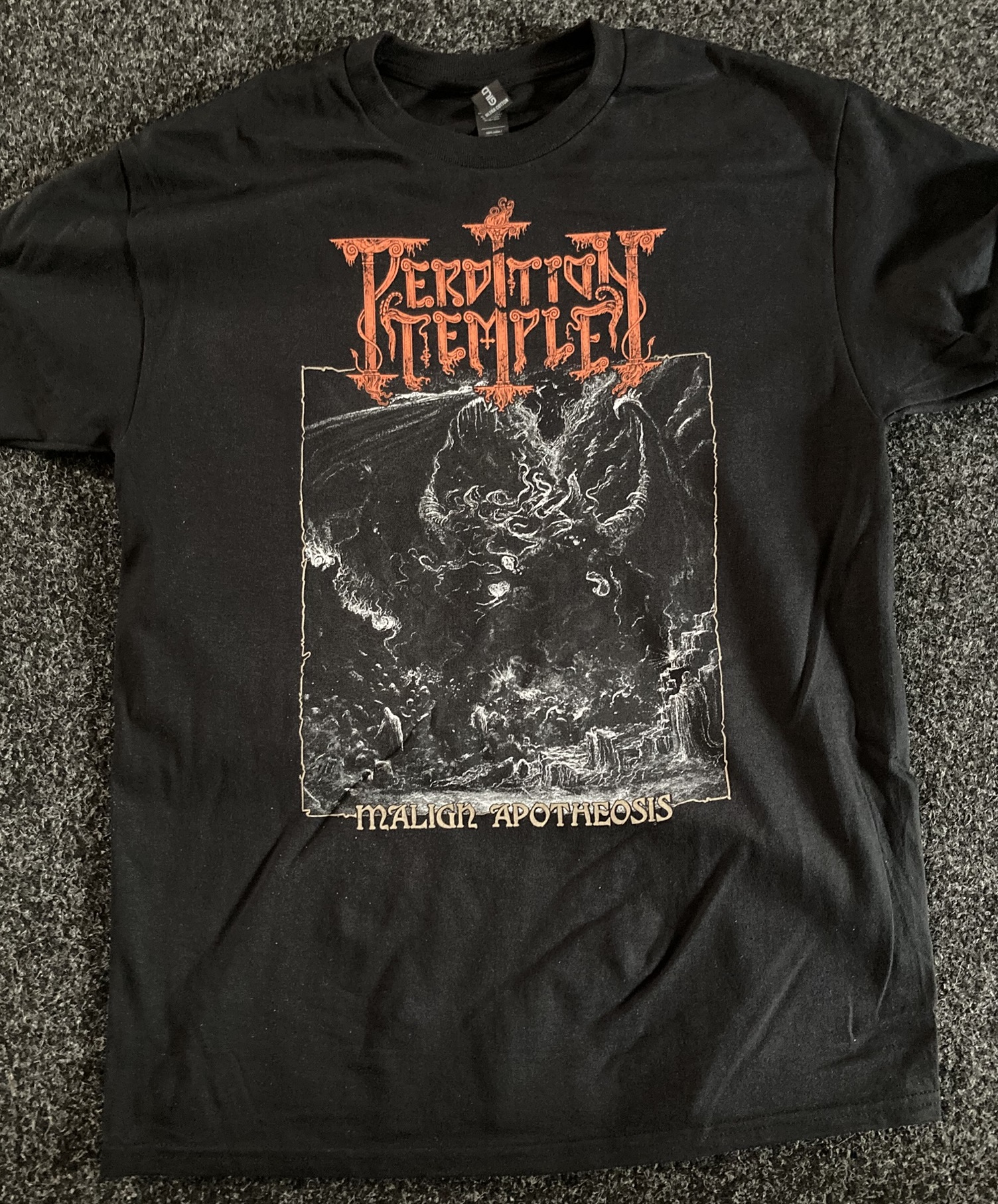 Perdition Temple - Malign apotheosis album cover (TS) 2 Perdition Temple - Malign apotheosis album cover (TS) - Image 2