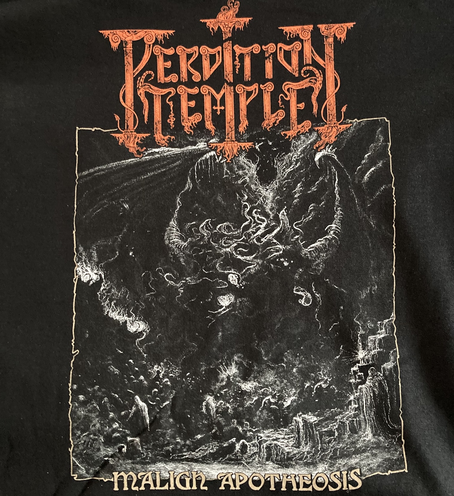 Perdition Temple - Malign apotheosis album cover (TS) 1 Perdition Temple - Malign apotheosis album cover (TS)